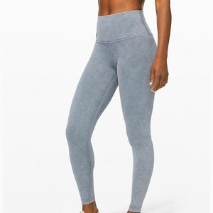 Lululemon Wunder Under High Rise Stone Wash